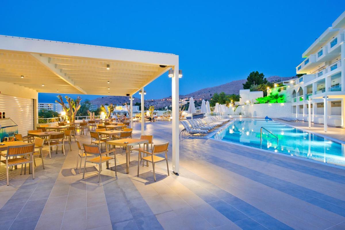 Lindos White Hotel & Suites Bagian luar foto